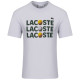Lacoste Λευκό T-shirt C Neck - 3TH7370