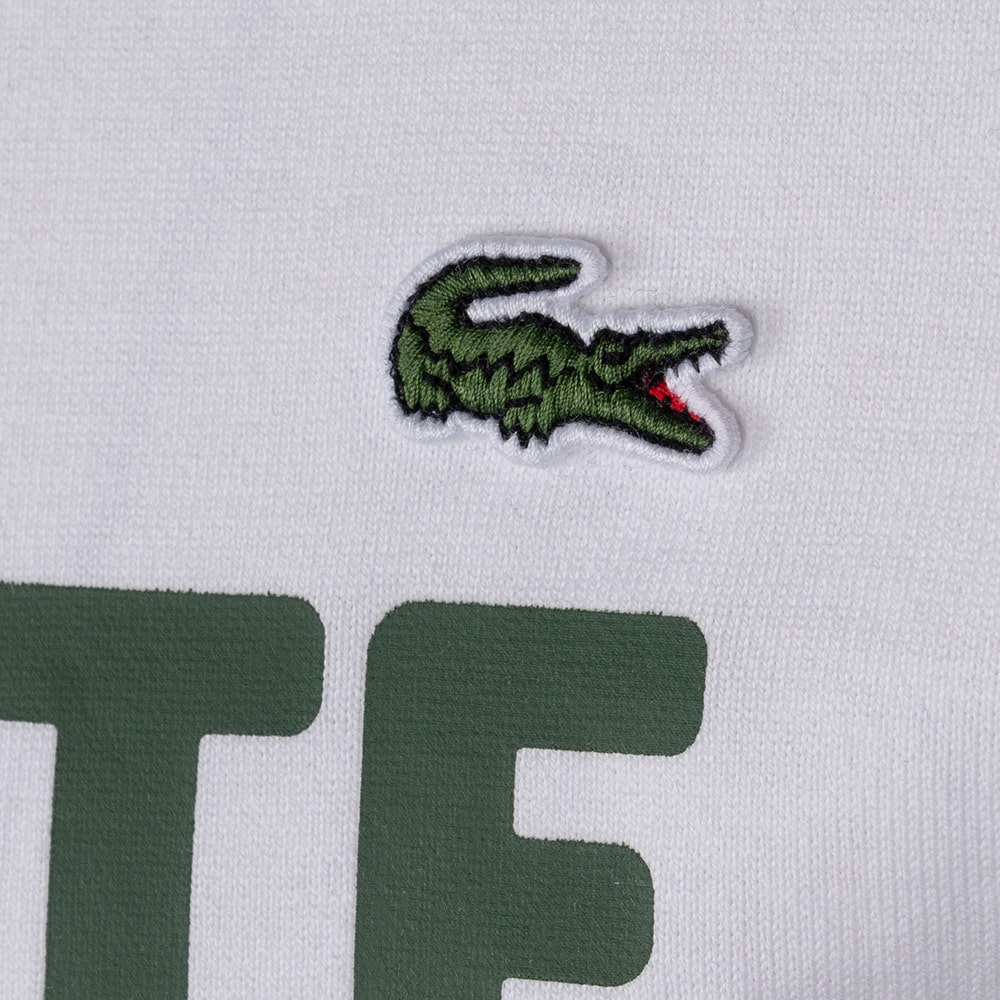 Lacoste Λευκό T-shirt C Neck - 3TH7370