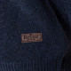 BARBOUR Μπλε Πουλόβερ C Neck 100% Wool - 3BRMKN0584