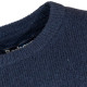 BARBOUR Μπλε Πουλόβερ C Neck 100% Wool - 3BRMKN0584