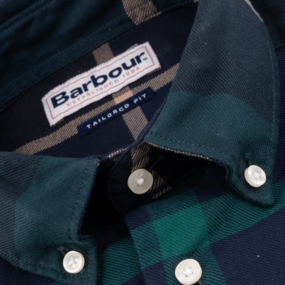BARBOUR Πράσινο Πουκάμισο Καρό Button Down - 3BRMSH4980