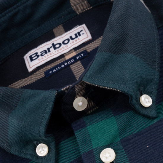 BARBOUR Πράσινο Πουκάμισο Καρό Button Down - 3BRMSH4980