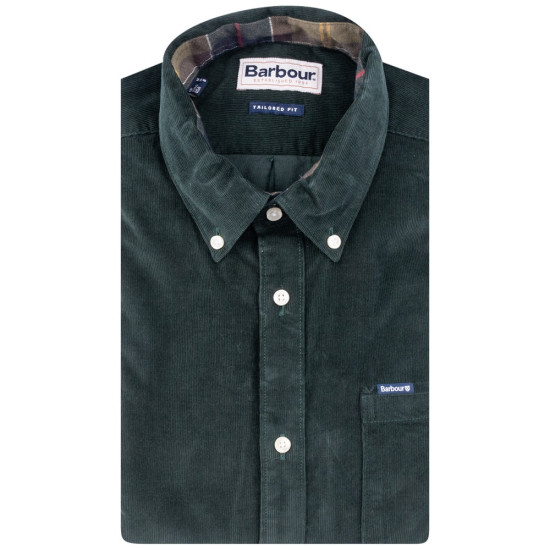 BARBOUR Πράσινο Πουκάμισο Κοτλέ Button Down - 3BRMSH5001