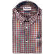Barbour Πορτοκαλί Πουκάμισο Καρό Button Down - 3BRMSH5027 