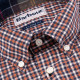 Barbour Πορτοκαλί Πουκάμισο Καρό Button Down - 3BRMSH5027 