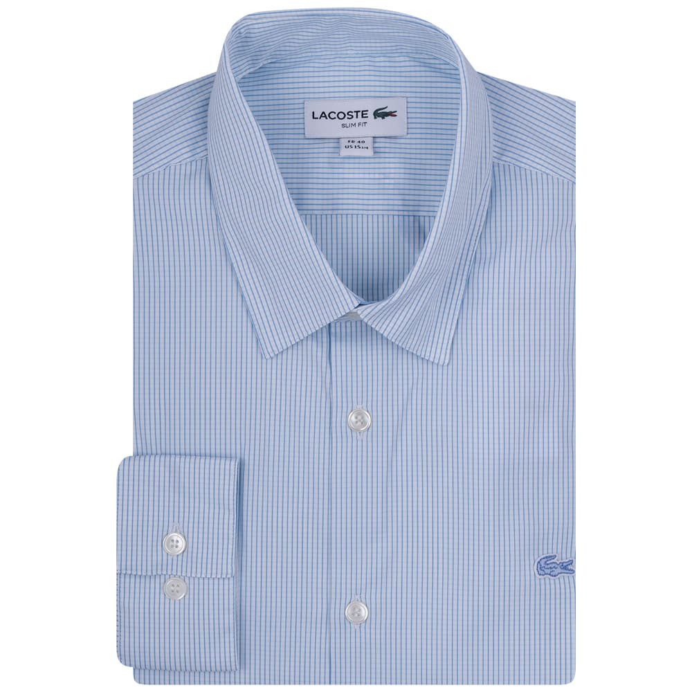 Lacoste Λευκό Καρό Πουκάμισο - 3CH0205