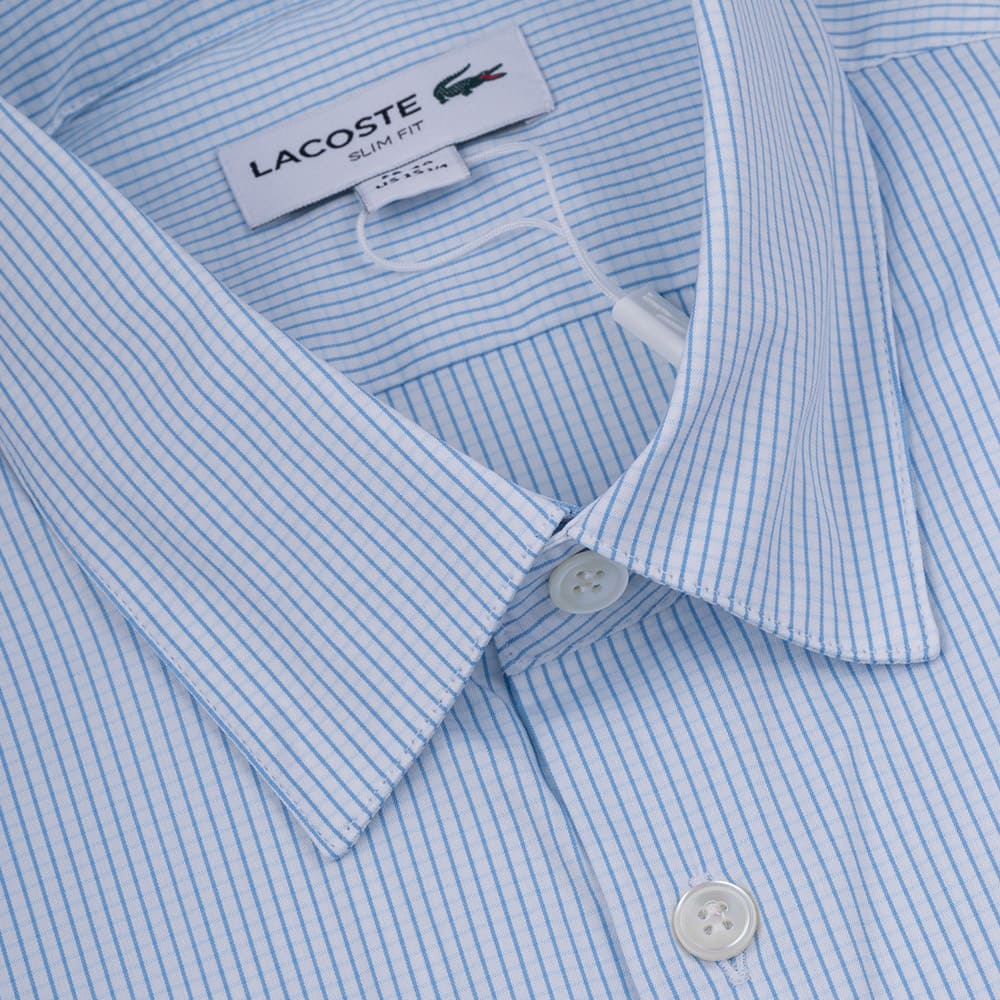 Lacoste Λευκό Καρό Πουκάμισο - 3CH0205