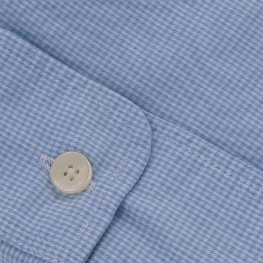 Lacoste Μπλε Καρό Πουκάμισο Button Down - 3CH5621