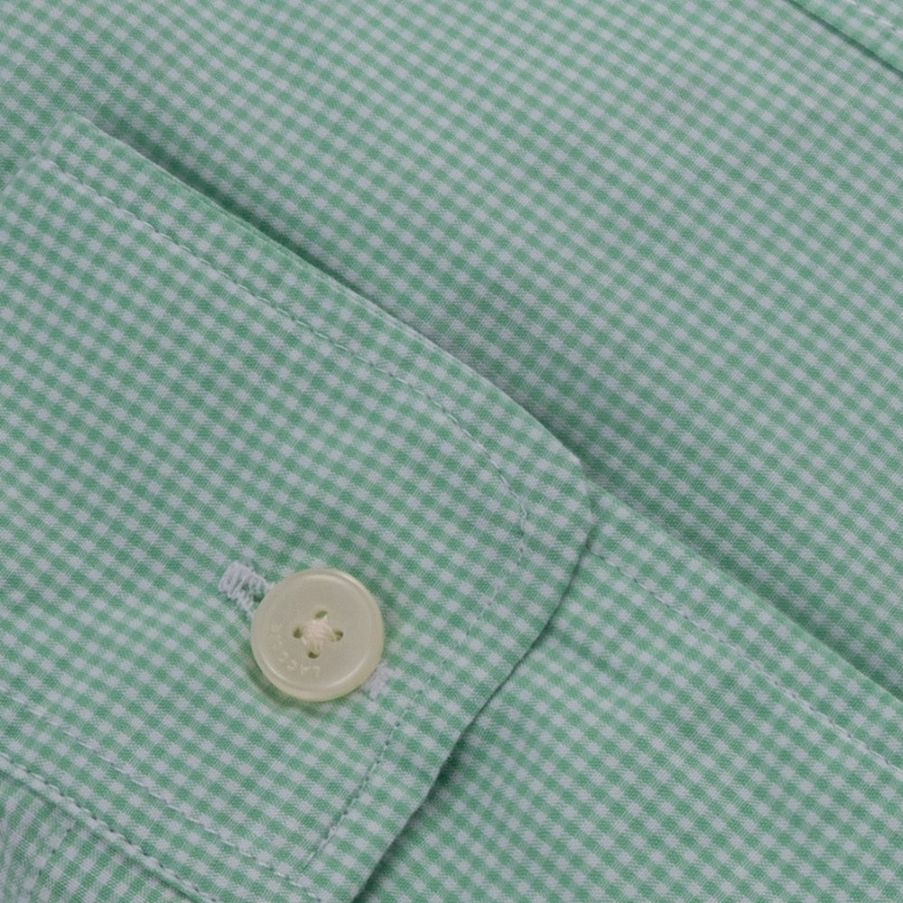 Lacoste Πράσινο Καρό Πουκάμισο Button Down - 3CH5621