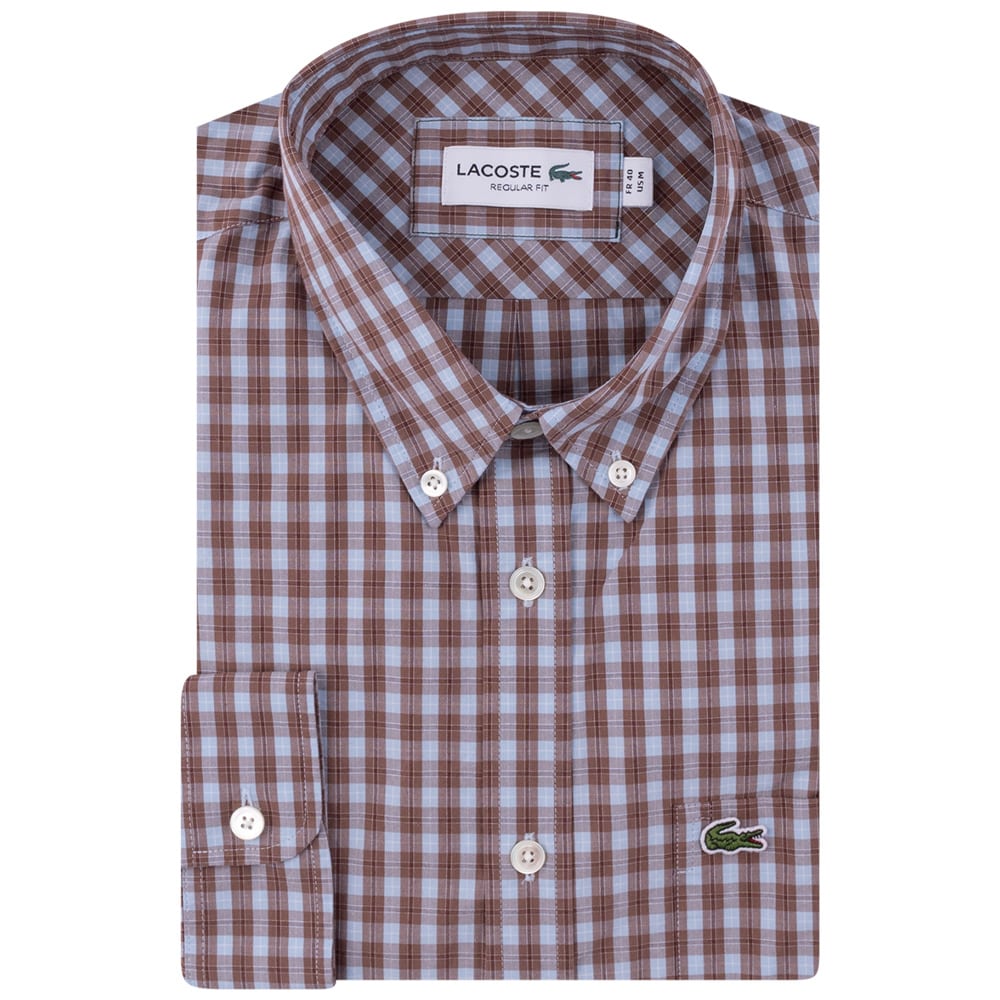 Lacoste Μπεζ Πουκάμισο Button Down - 3CH6981