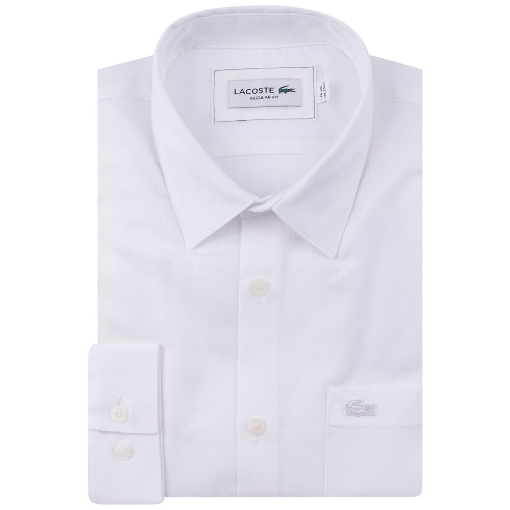 Lacoste Λευκό Πουκάμισο - 3CH8522
