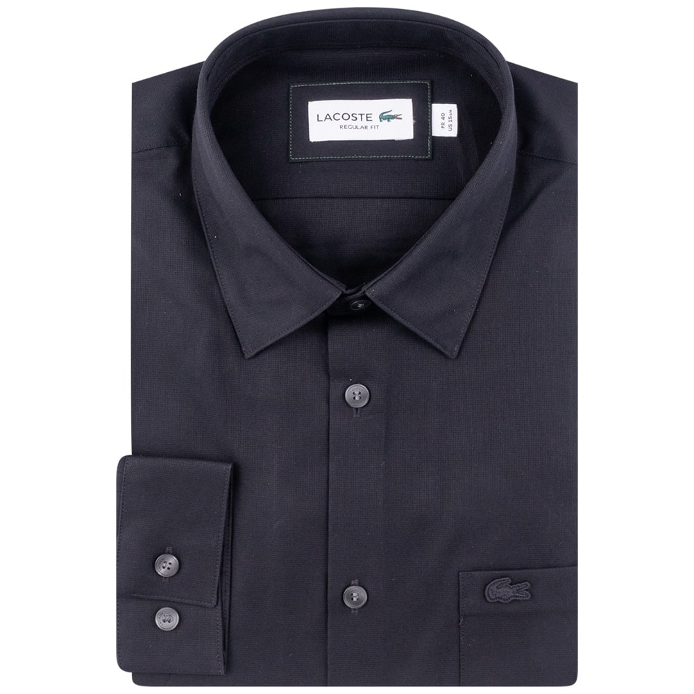 Lacoste Μαύρο Πουκάμισο - 3CH8522
