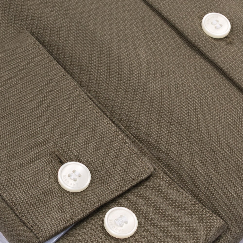 Lacoste Λαδί Πουκάμισο - 3CH8522