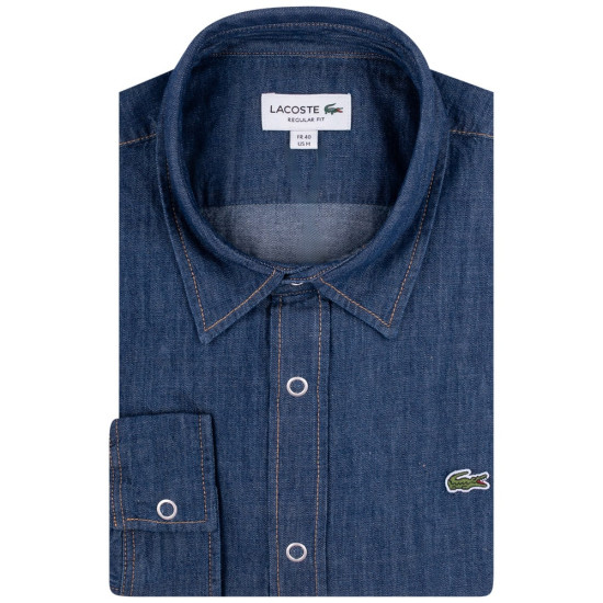 Lacoste Μπλε Πουκάμισο Denim - 3CH9084