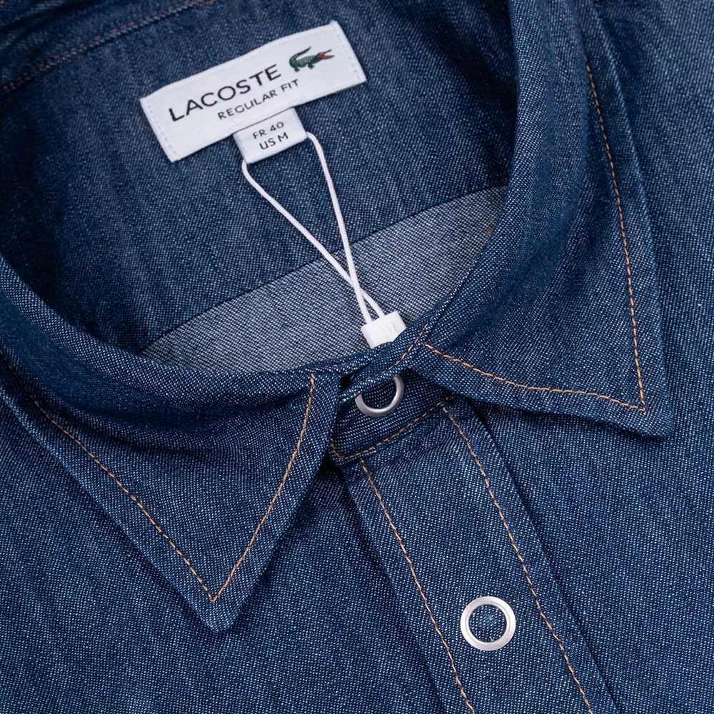 Lacoste Μπλε Πουκάμισο Denim - 3CH9084