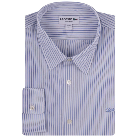 Lacoste Λευκό Πουκάμισο Ριγέ - 3CH9087