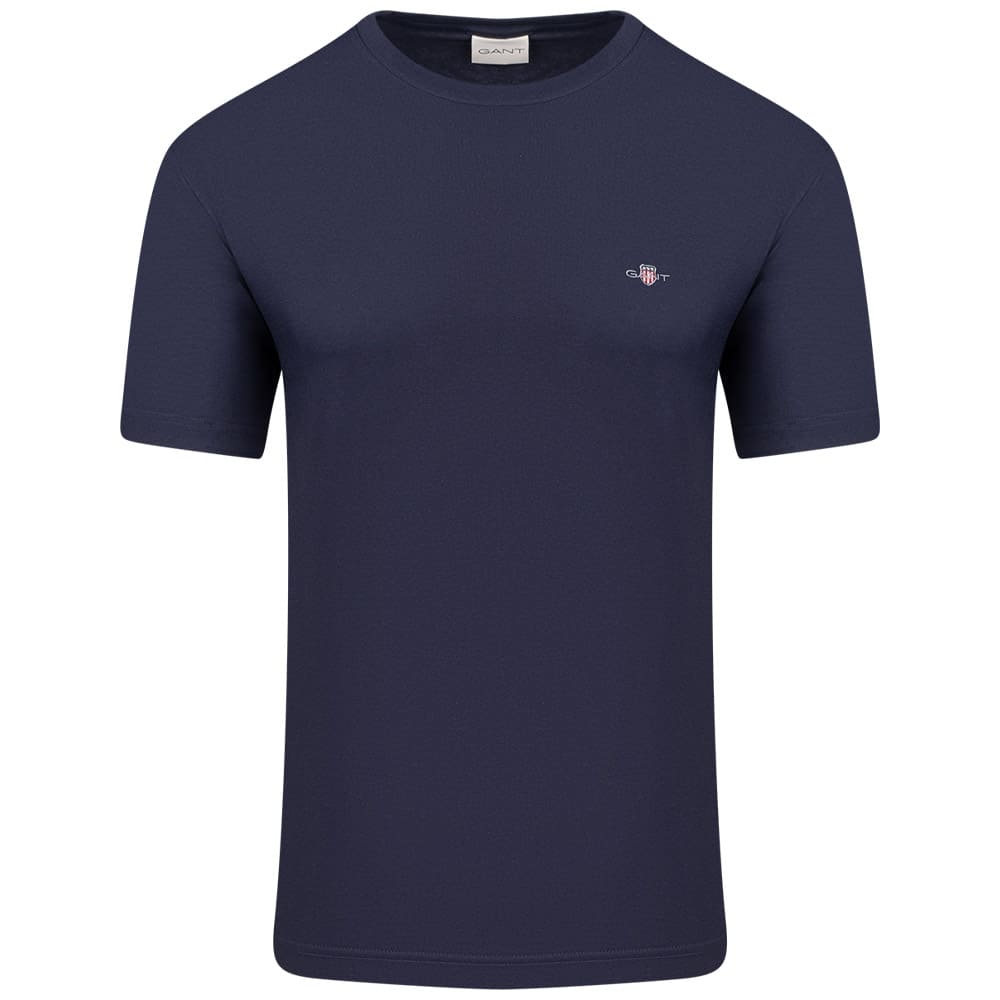 Gant Μπλε T-shirt C Neck - 3G2003184