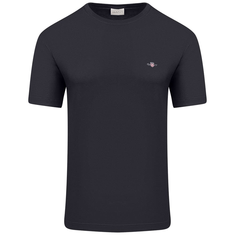 Gant Μαύρο T-shirt C Neck - 3G2003184