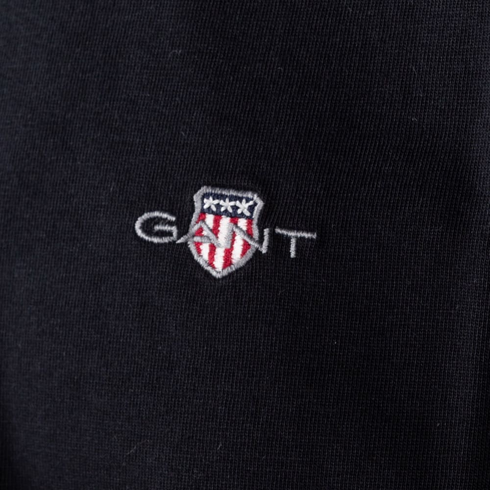 Gant Μαύρο T-shirt C Neck - 3G2003184