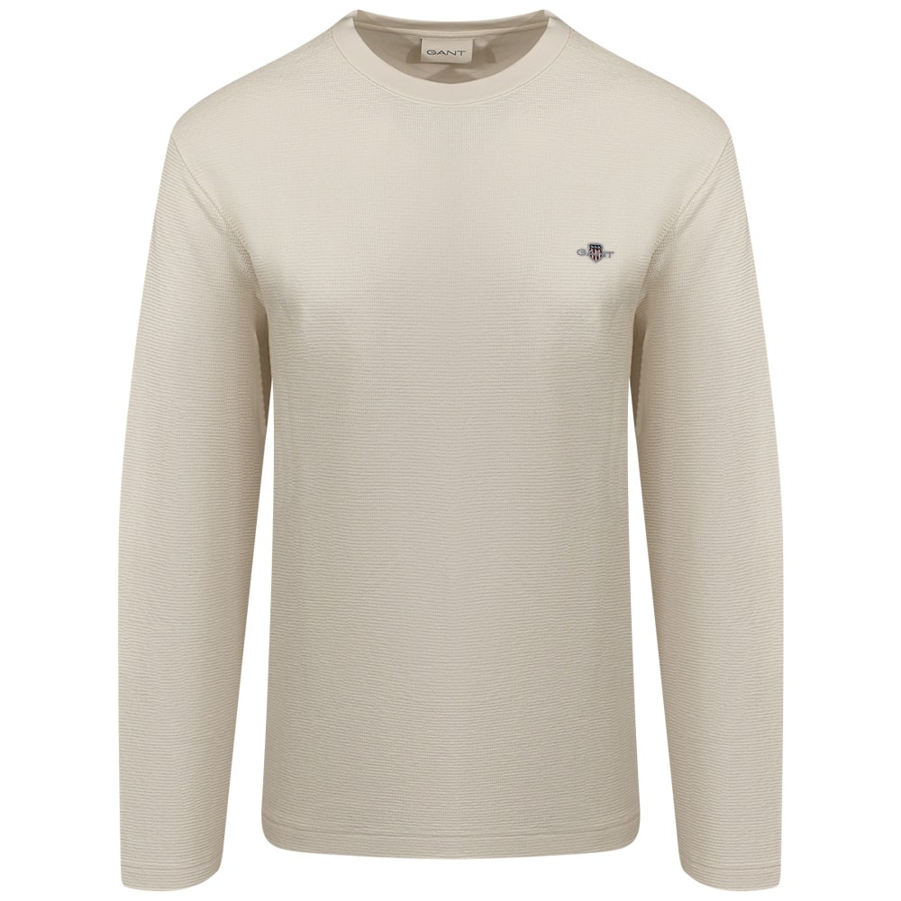 Gant Εκρού Μπλούζα C Neck - 3G2003266