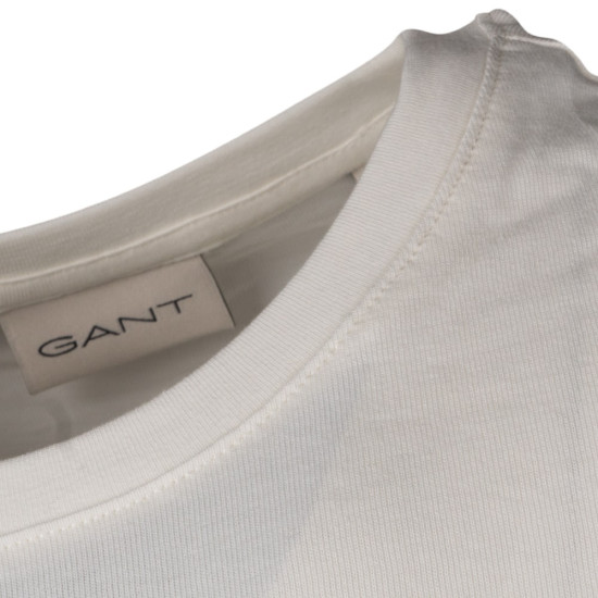 Gant Εκρού Μπλούζα C Neck - 3G2003268