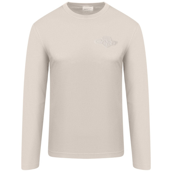 Gant Εκρού Μπλούζα C Neck - 3G2003369