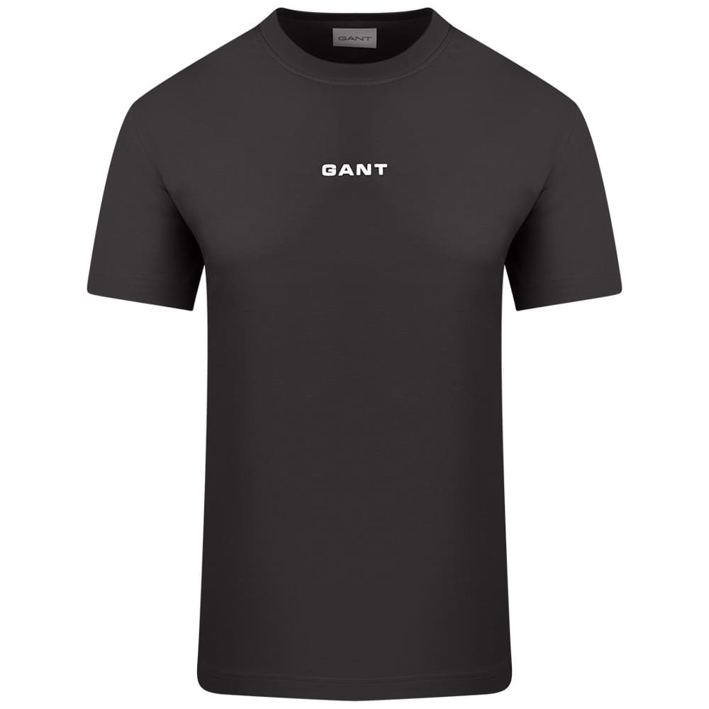 Gant Μαύρο T-shirt C Neck - 3G2003405