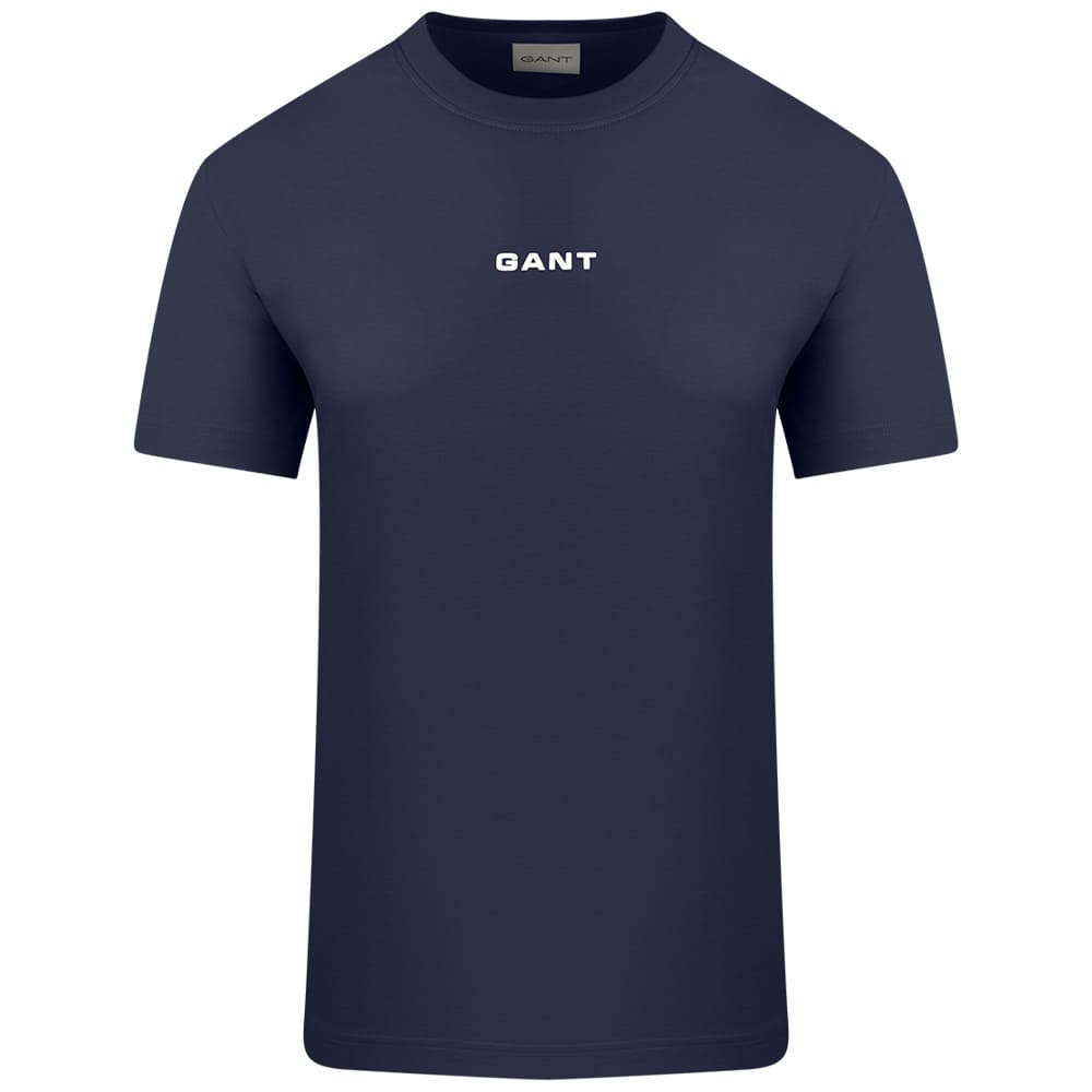 Gant Μπλε T-shirt C Neck - 3G2003405