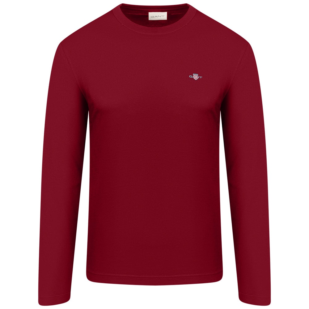 Gant Μπορντό Μπλούζα C Neck - 3G2004049