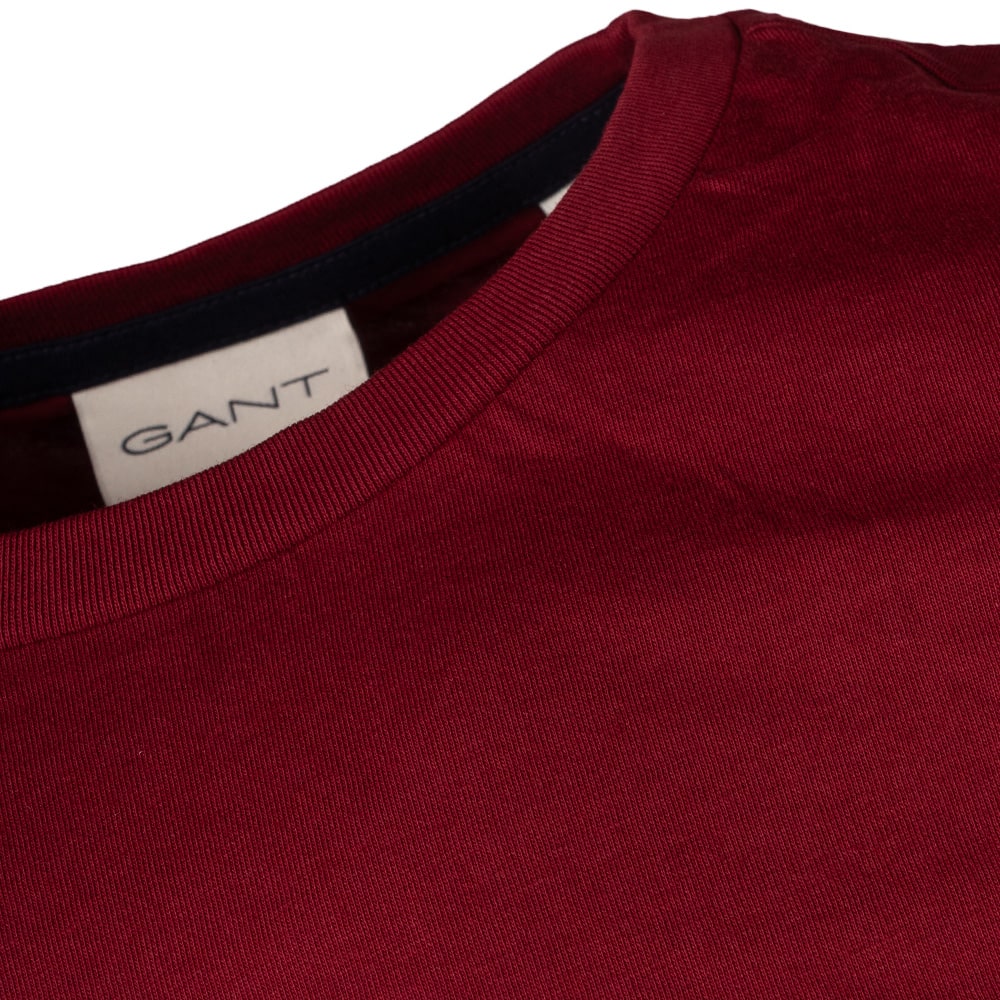 Gant Μπορντό Μπλούζα C Neck - 3G2004058