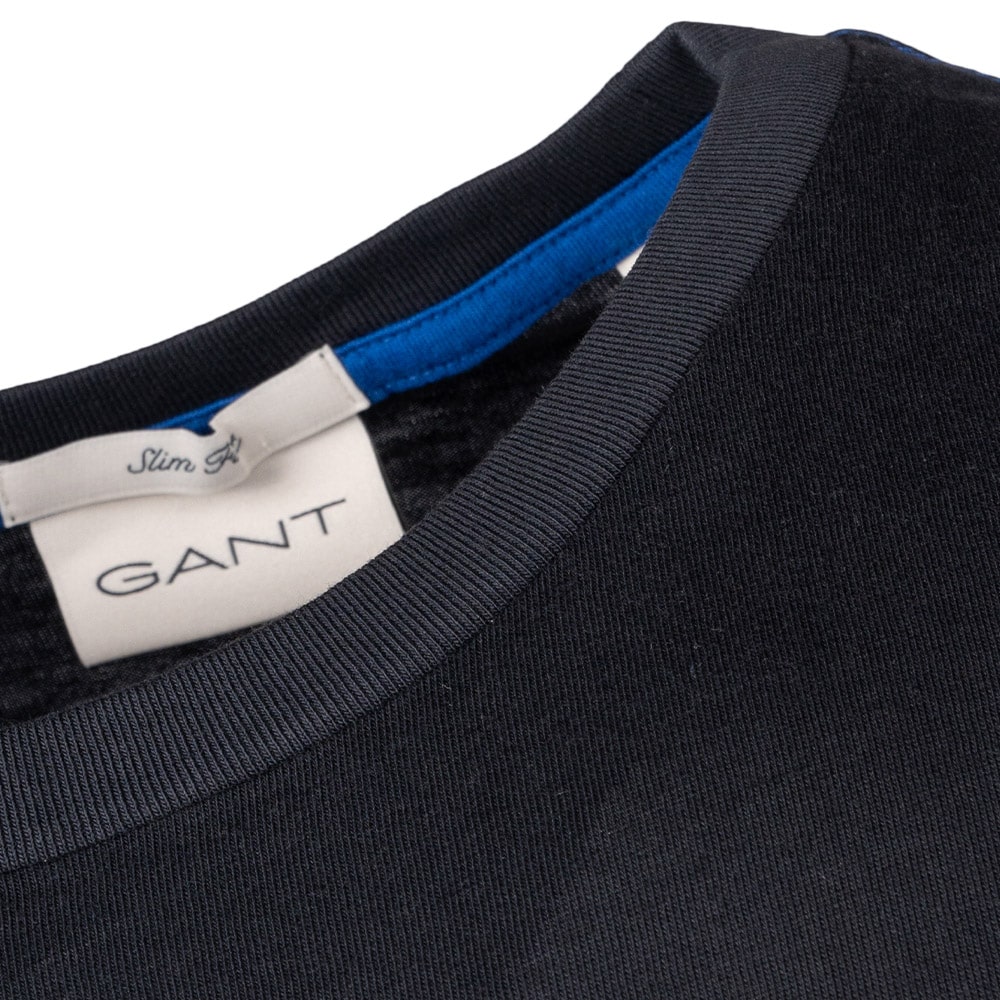 Gant Μαύρο T-shirt C Neck - 3G2013032
