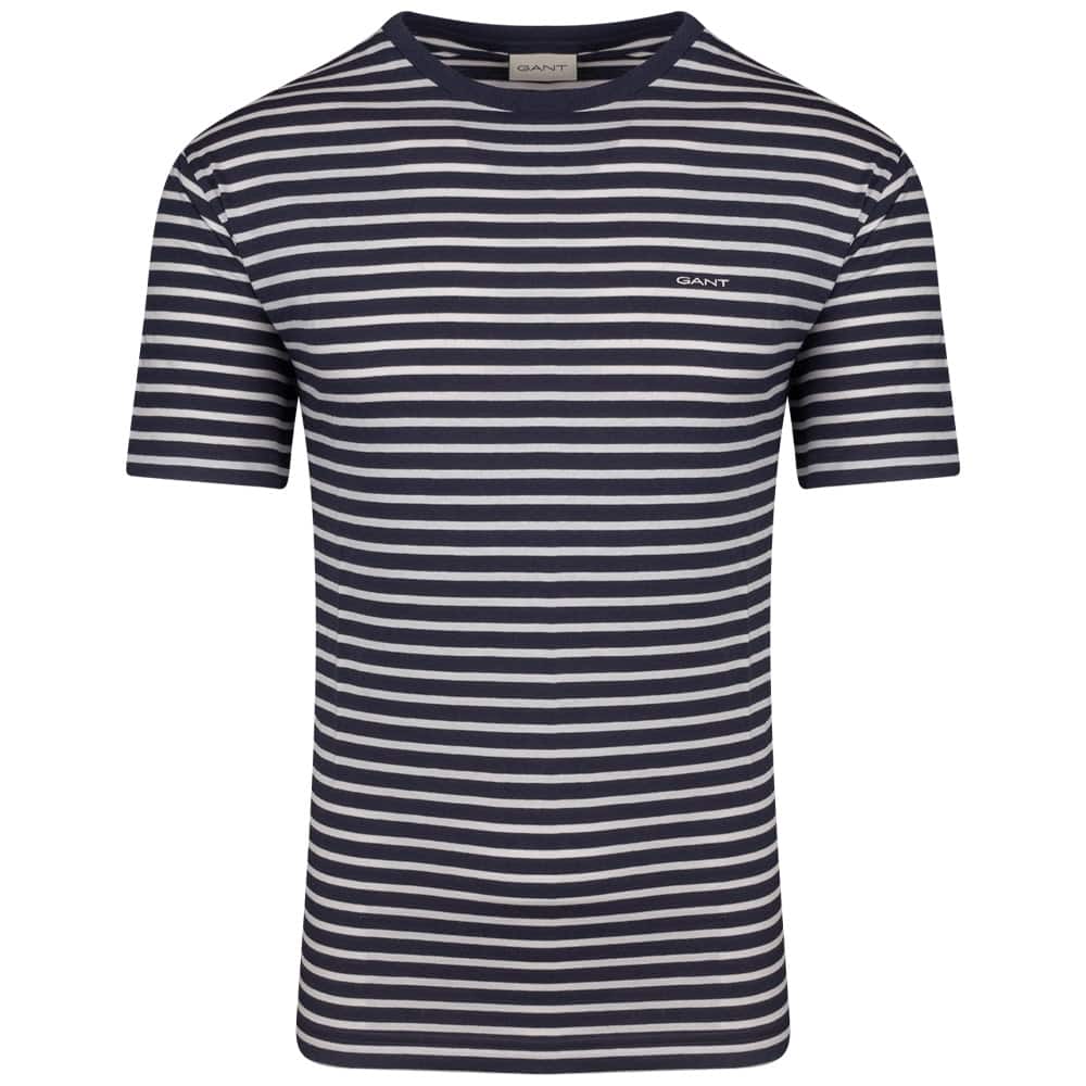 Gant Μπλε Ριγέ T-shirt - 3G2013037
