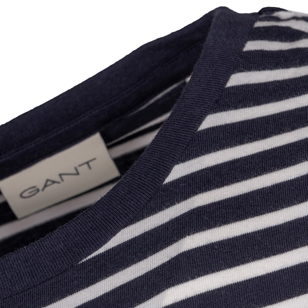Gant Μπλε Ριγέ T-shirt - 3G2013037