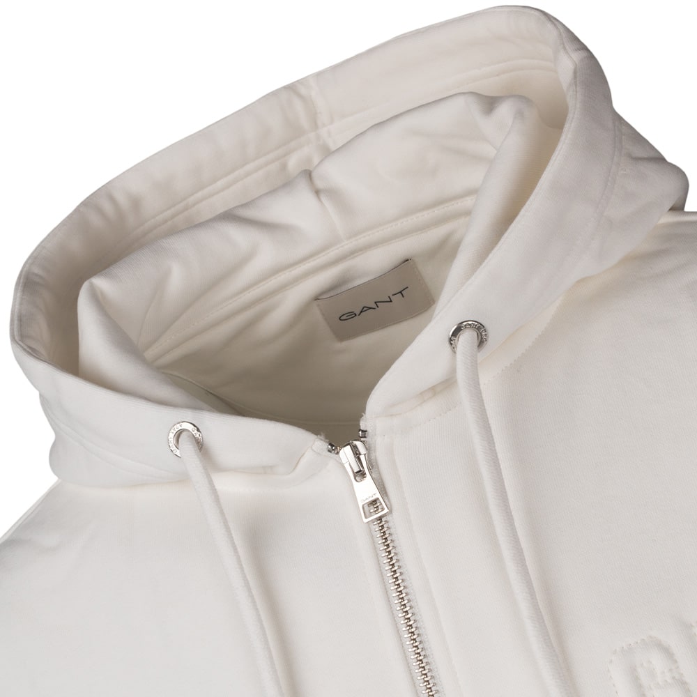 Gant Εκρού Ζακέτα Hoodie - 3G2015086