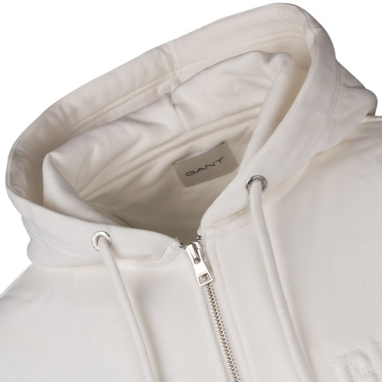 Gant Εκρού Ζακέτα Hoodie - 3G2015086