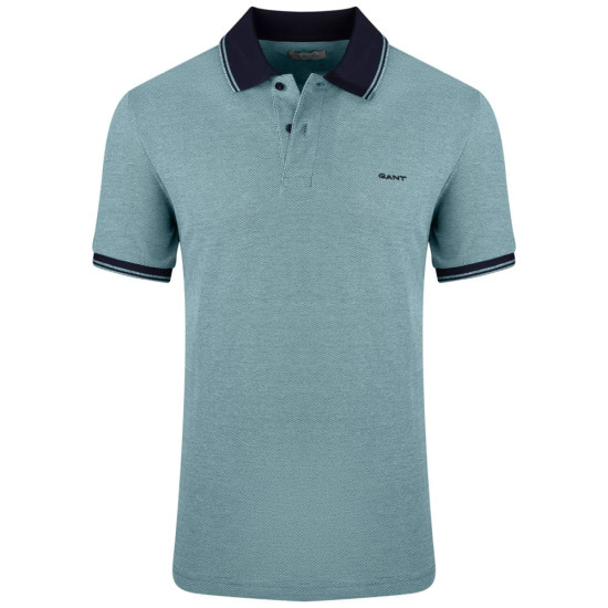 Gant Τιρκουάζ Κοντομάνικο polo - 3G2057029