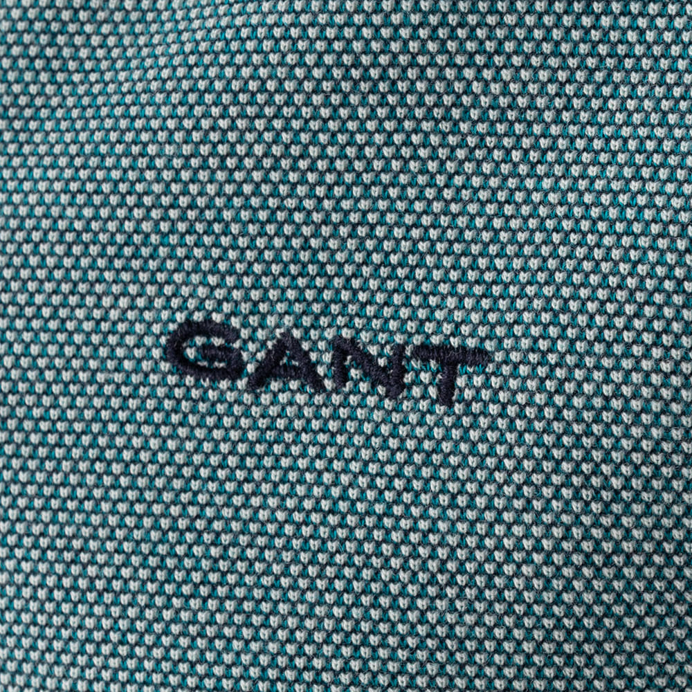 Gant Τιρκουάζ Κοντομάνικο polo - 3G2057029