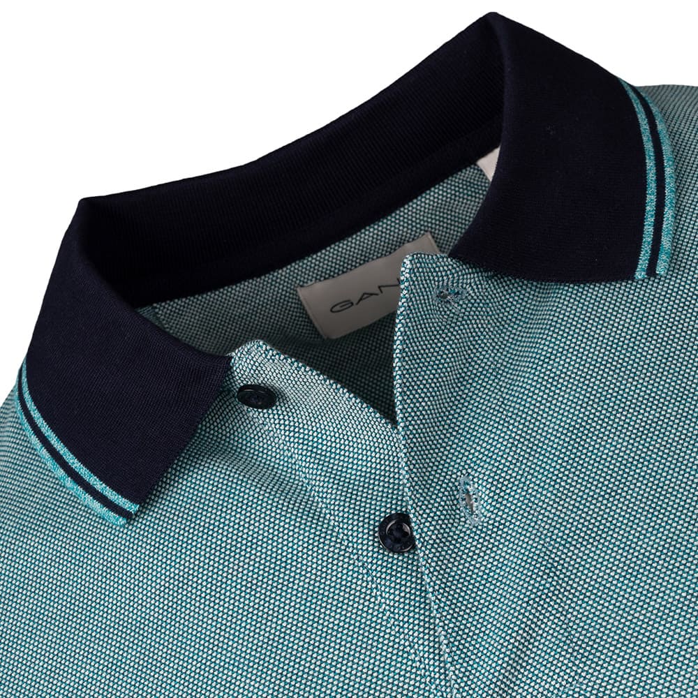 Gant Τιρκουάζ Κοντομάνικο polo - 3G2057029
