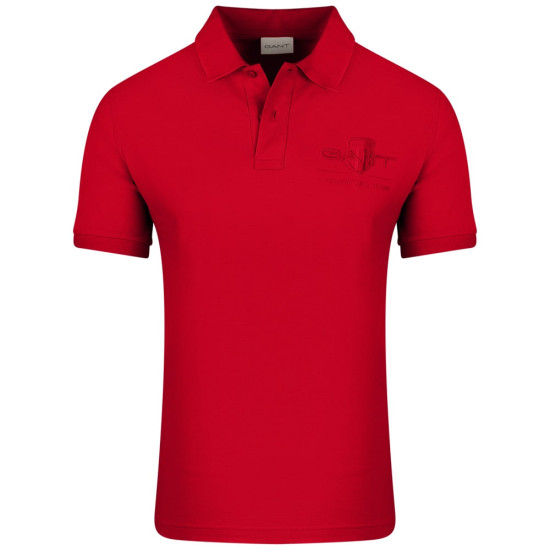 Gant Κόκκινο Κοντομάνικο polo - 3G2062025