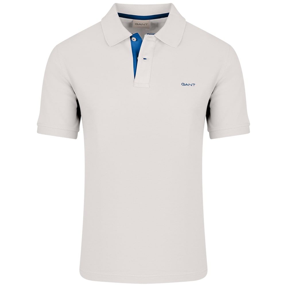 Gant Εκρού Κοντομάνικο polo - 3G2062026
