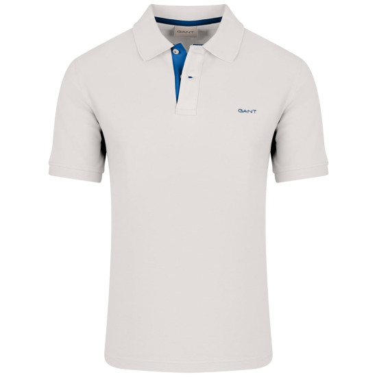 Gant Εκρού Κοντομάνικο polo - 3G2062026