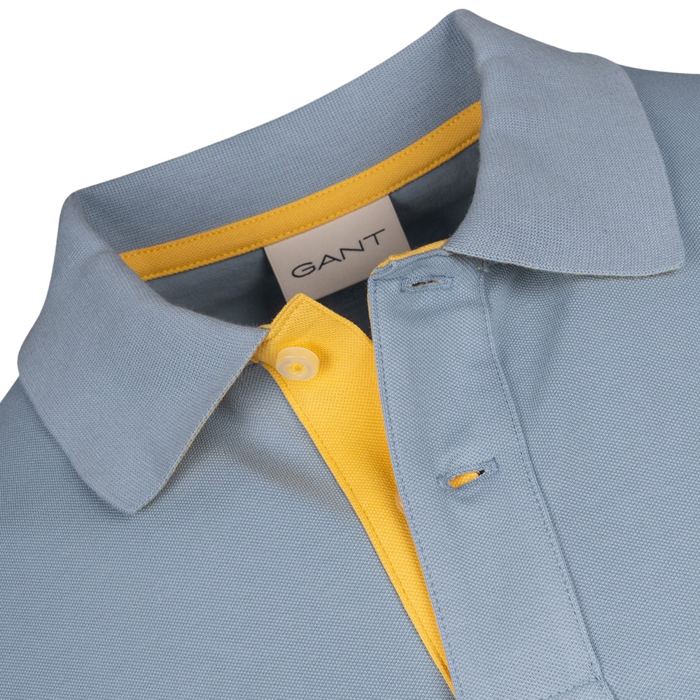 Gant Γαλάζιο Κοντομάνικο polo - 3G2062026