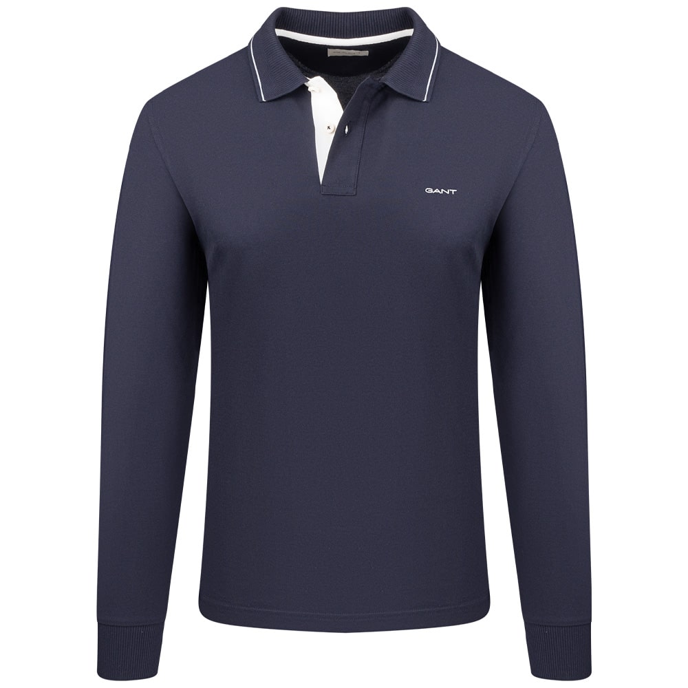 Gant Μπλε Μακρυμάνικο polo - 3G2062047