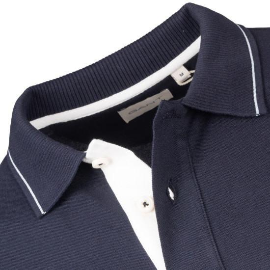 Gant Μπλε Μακρυμάνικο polo - 3G2062047