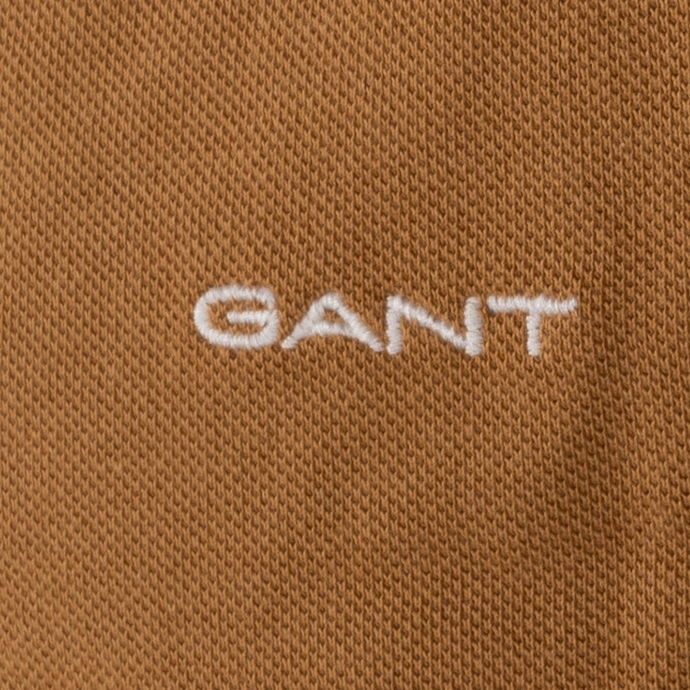 Gant Μπεζ Μακρυμάνικο polo - 3G2062047