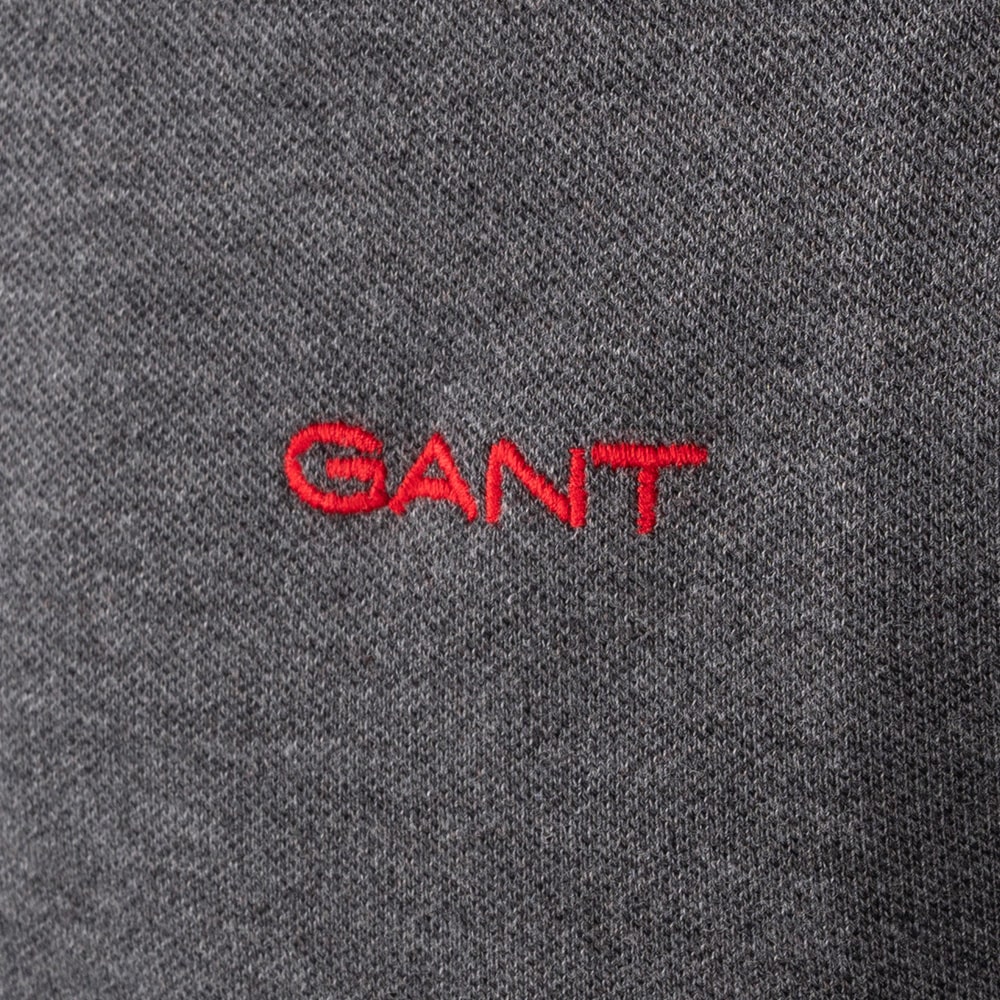 Gant Γκρι Μακρυμάνικο polo - 3G2065004