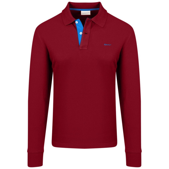 Gant Μπορντό Μακρυμάνικο polo - 3G2065004