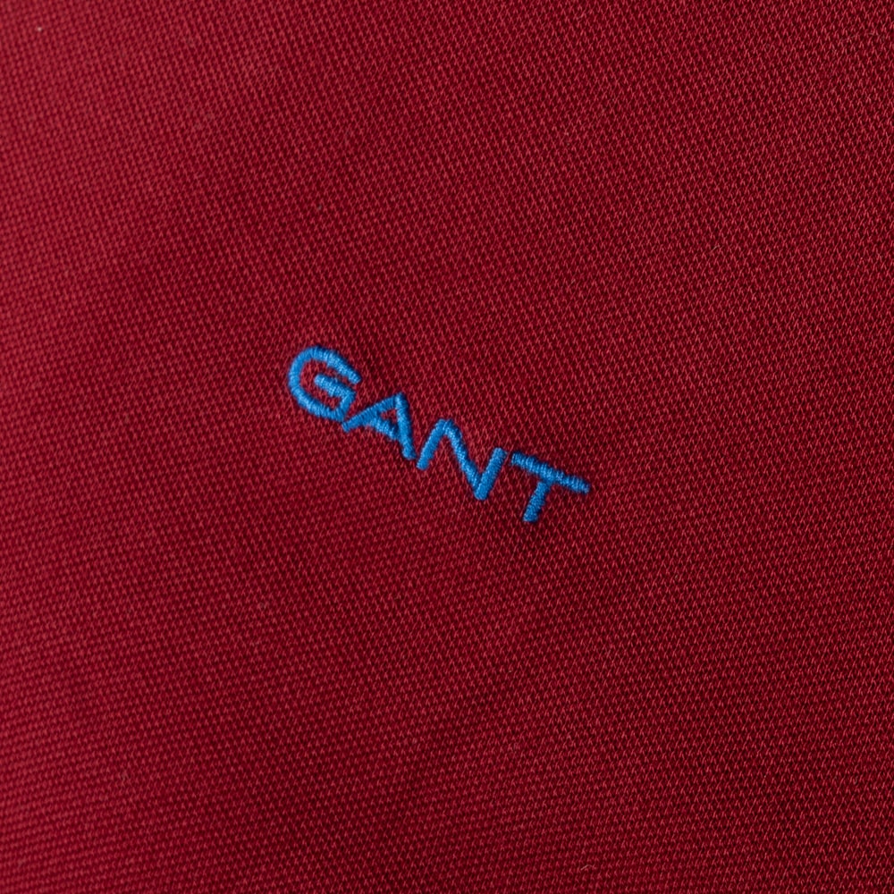 Gant Μπορντό Μακρυμάνικο polo - 3G2065004