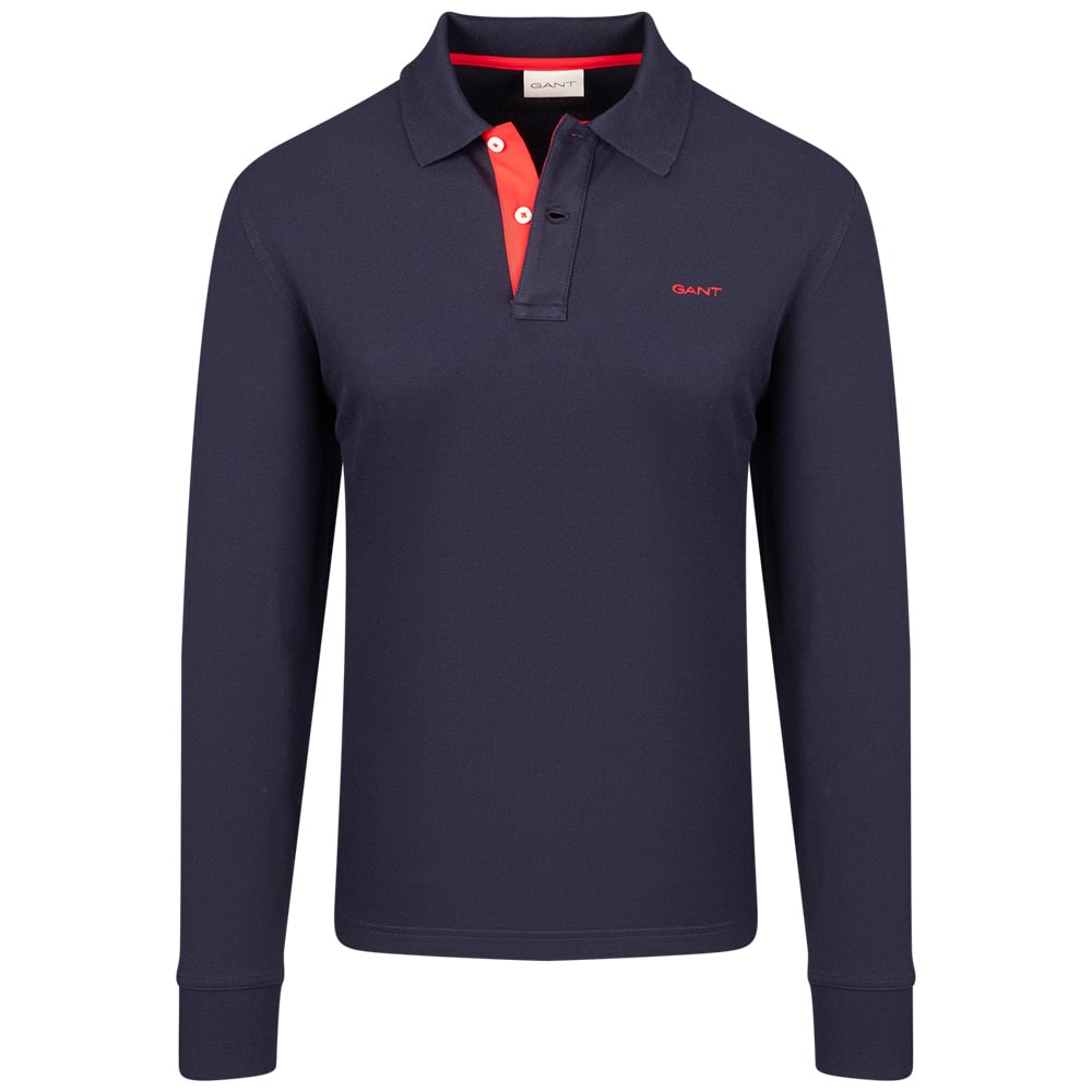 Gant Μπλε Μακρυμάνικο polo - 3G2065004
