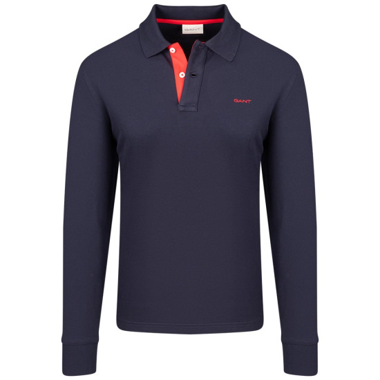 Gant Μπλε Μακρυμάνικο polo - 3G2065004